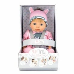 Tiny Treasures Dukke 45 Cm - Blond Med Sebraantrekk -EXTRA-LEKER Butikk nti 880774 g 7 242872 h7476663d