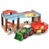 Dickie Toys - Traktor Med Låve Lekesett -EXTRA-LEKER Butikk nti 881470 10 252208 h62090134