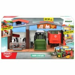 Dickie Toys - Traktor Med Låve Lekesett -EXTRA-LEKER Butikk nti 881470 13 252208 h62090134