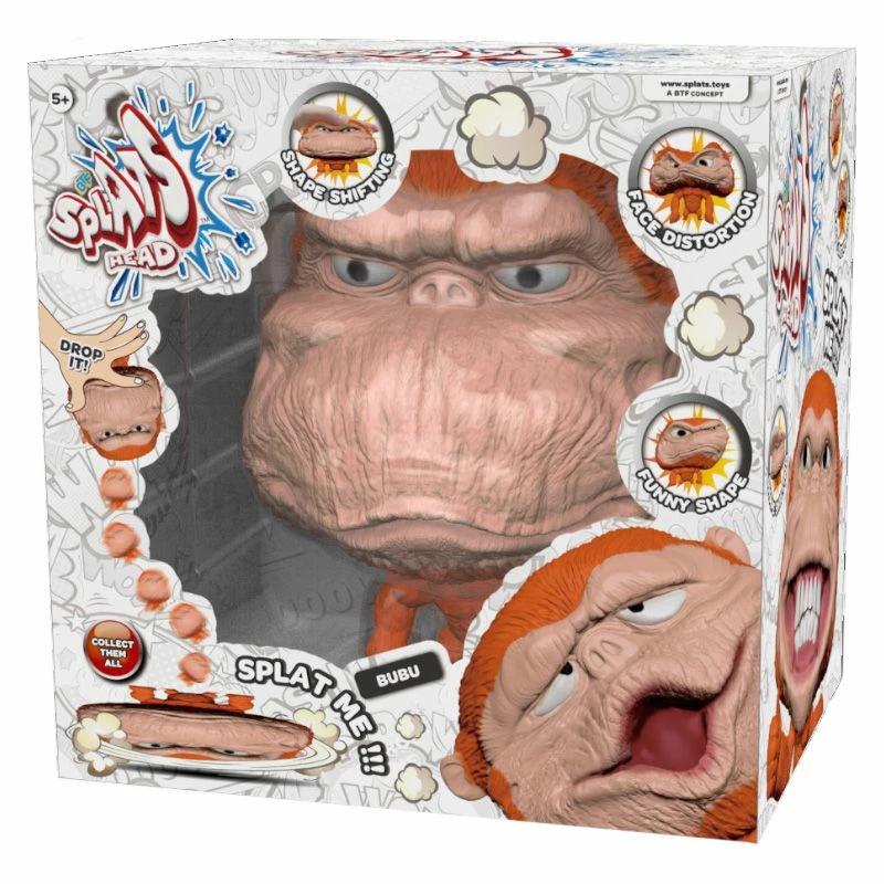 Splats Head Maxi Apekatt Klemmeleke 17cm - Bubu 4 Splats Head Maxi Apekatt Klemmeleke 17cm - Bubu - Bilde 2