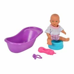 New Born Baby Mini - Babydukke Med Tilbehør (assortert) -EXTRA-LEKER Butikk simba mini zestaw z siusiajacym bobasem i wanienka 105039806 167954 hf5f9483e